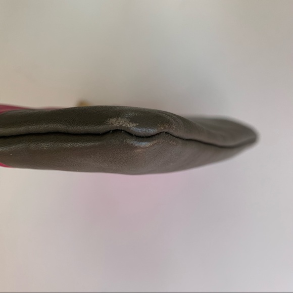COPY Celine pink and grey leather pouch - Picture 5 of 16